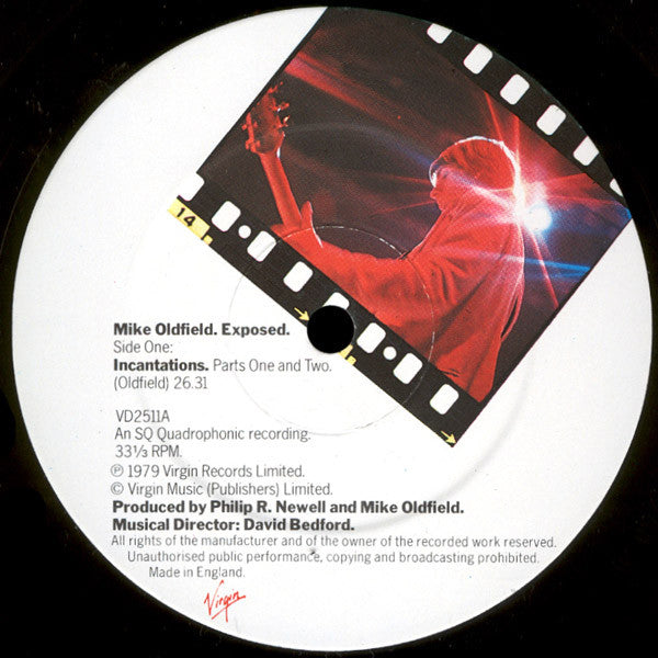Mike Oldfield : Exposed (2xLP, Album, Quad, Ltd, CBS)