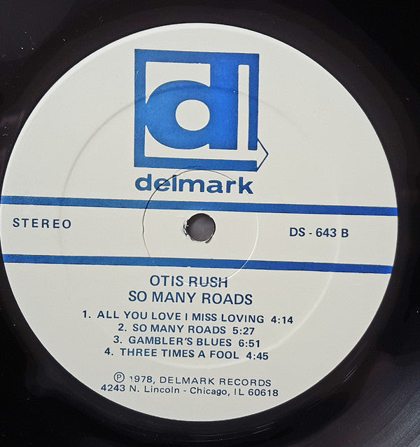 Otis Rush : So Many Roads (Live In Concert) (LP, Album, RE)