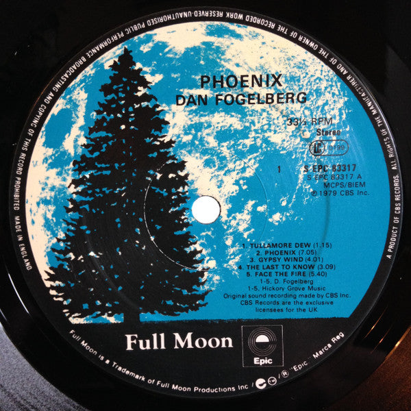 Dan Fogelberg : Phoenix (LP, Album, Gat)