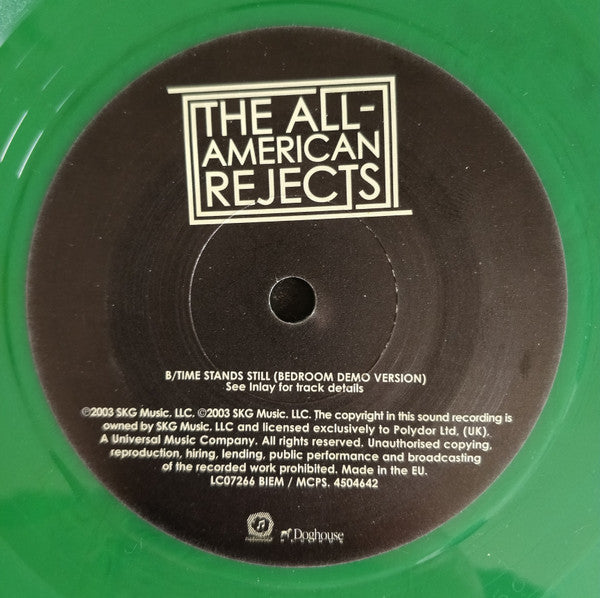 The All-American Rejects : The Last Song (7", Single, Gre)