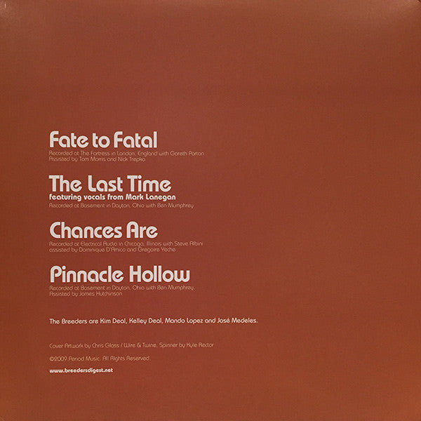 The Breeders : Fate To Fatal (12", EP, RP)