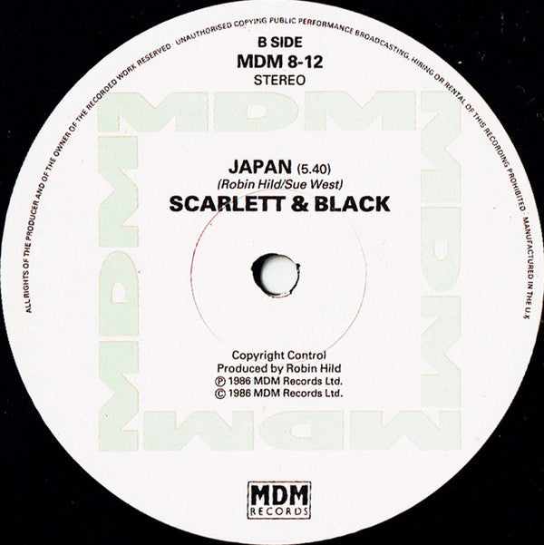 Scarlett & Black : You Don't Know (12")