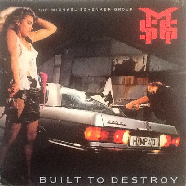 The Michael Schenker Group : Built To Destroy (LP, Album, PRS)