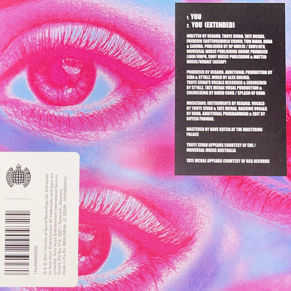 Regard (4), Troye Sivan, Tate McRae : You (CD, Single)