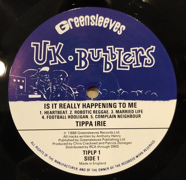 Tippa Irie : Is It Really Happening To Me (LP, Album)
