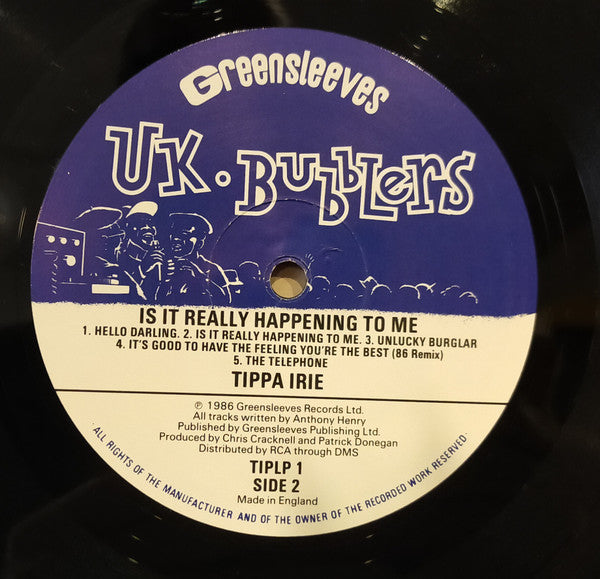 Tippa Irie : Is It Really Happening To Me (LP, Album)