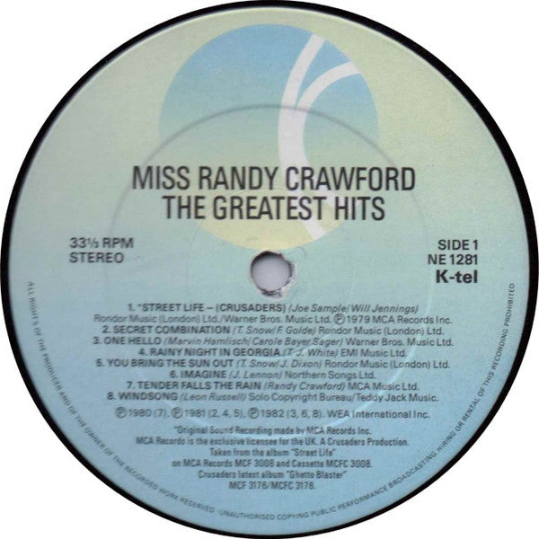 Randy Crawford : The Greatest Hits (LP, Comp)