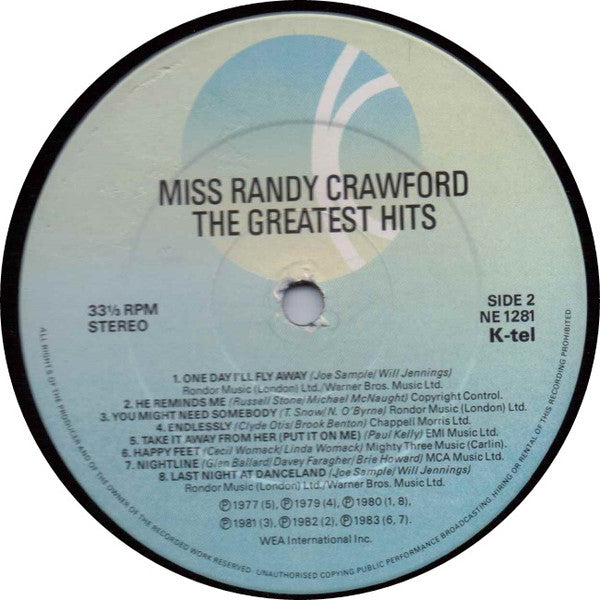 Randy Crawford : The Greatest Hits (LP, Comp)