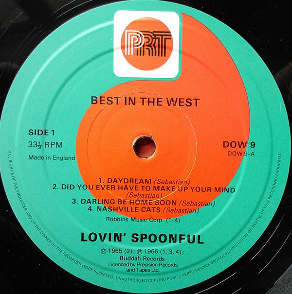 Lovin' Spoonful* : Best In The West (10", Comp)