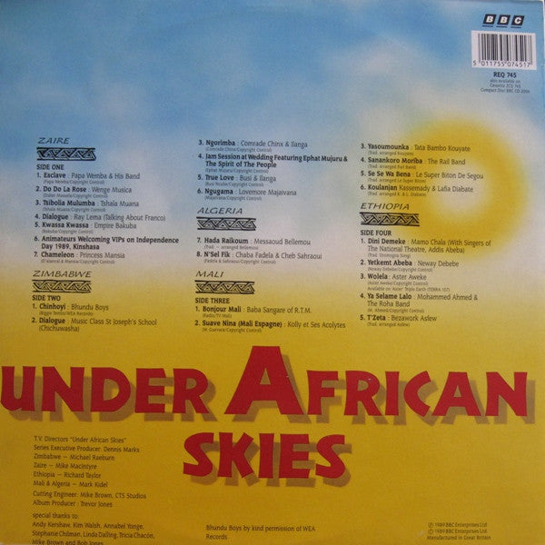 Various : Under African Skies (2xLP, Comp)