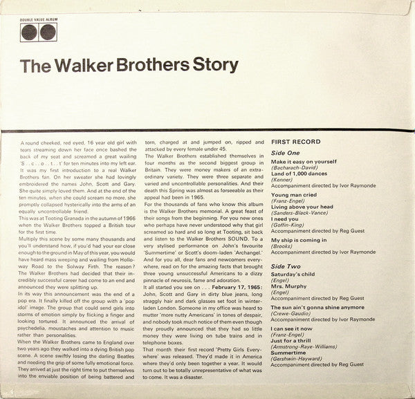 The Walker Brothers : The Walker Brothers Story (2xLP, Comp)