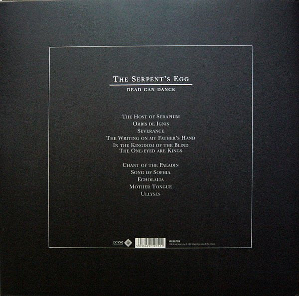 Dead Can Dance : The Serpent's Egg (LP, Album, RE, RM, Gat)