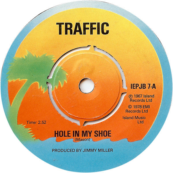 Traffic : Hole In My Shoe / Paper Sun (7", Single)