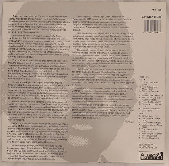 Blind Lemon Jefferson : Cat Man Blues (LP, Comp)