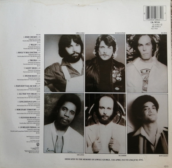 Little Feat : As Time Goes By: The Best Of Little Feat (LP, Comp)