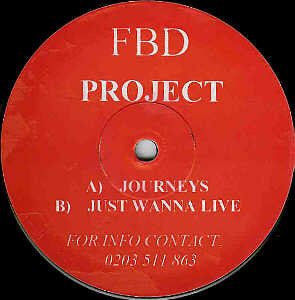 FBD Project : Journeys / Just Wanna Live (12")
