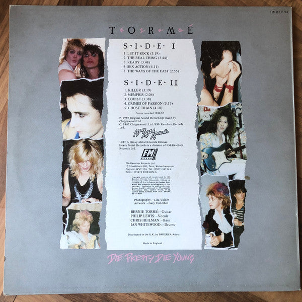 Tormé : Die Pretty Die Young (LP, Album)