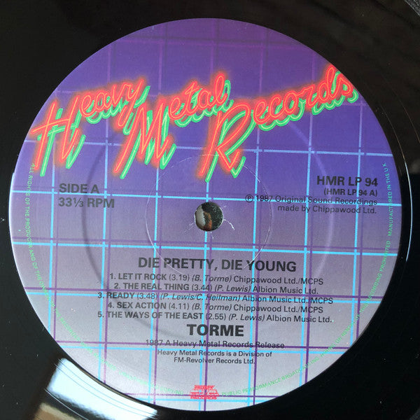 Tormé : Die Pretty Die Young (LP, Album)