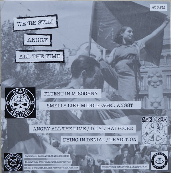 Abrazos, Brain Anguish : We're Still Angry All The Time (7", EP)