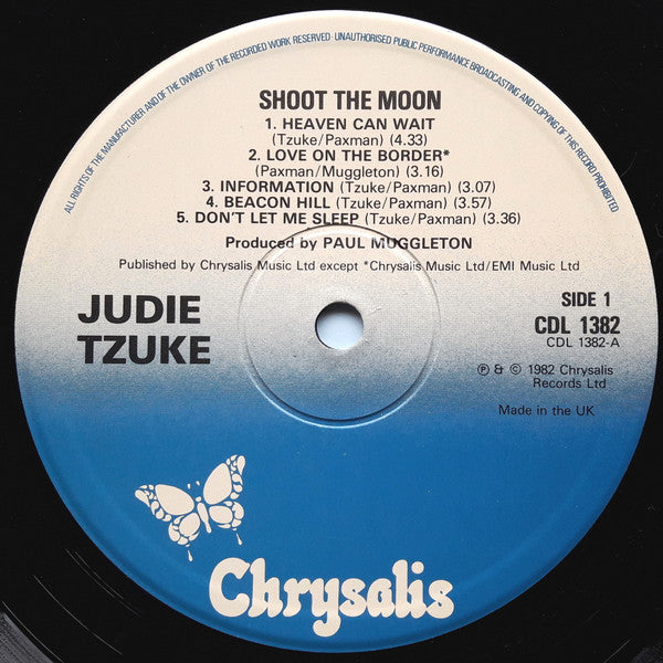 Judie Tzuke : Shoot The Moon (LP, Album)