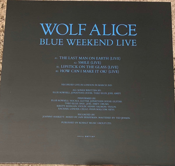Wolf Alice : Blue Weekend Live (12", EP, Ltd)