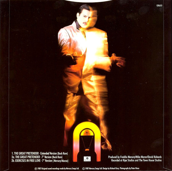 Freddie Mercury : The Great Pretender (Extended Version) (12", Single)