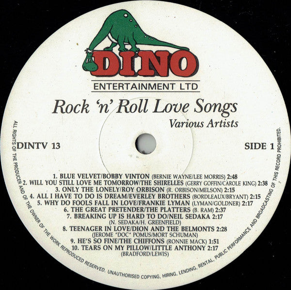 Various : Rock'N'Roll Lovesongs (2xLP, Comp, Aud)