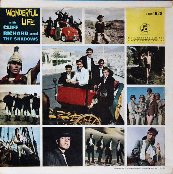 Cliff Richard With The Shadows* : Wonderful Life (LP, Album, Mono)