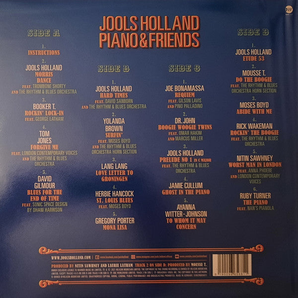 Jools Holland : Pianola Piano & Friends (2xLP, Album)