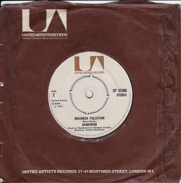 Hawkwind : Urban Guerrilla (7", Single)