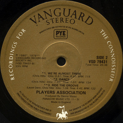 The Players Association : We Got The Groove! (LP, Album)