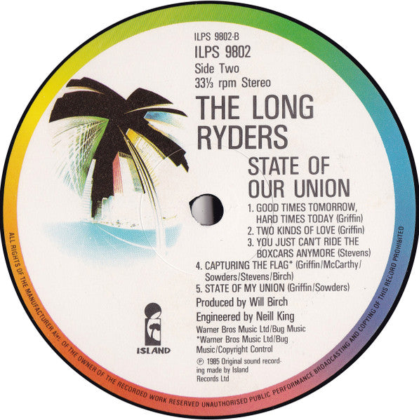 The Long Ryders : State Of Our Union (LP, Album)