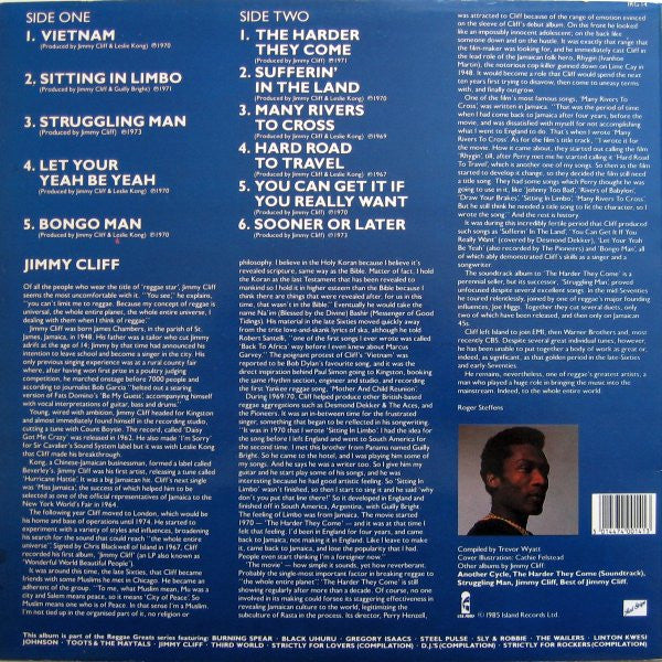 Jimmy Cliff : Reggae Greats (LP, Comp)