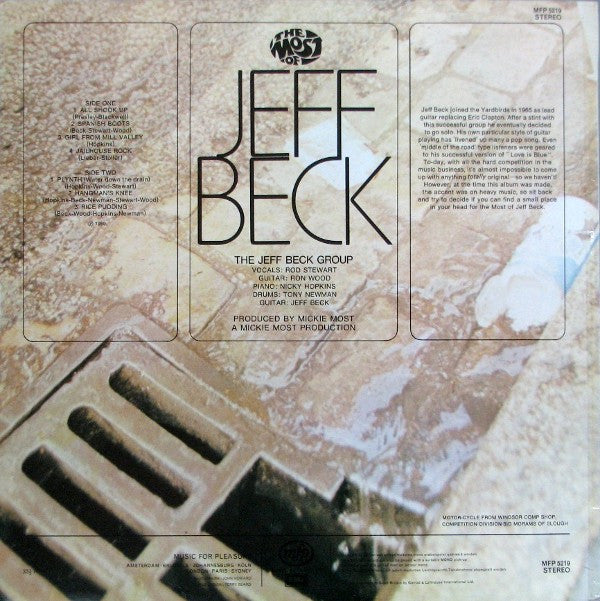 Jeff Beck : The Most Of Jeff Beck (LP, Album, RE)