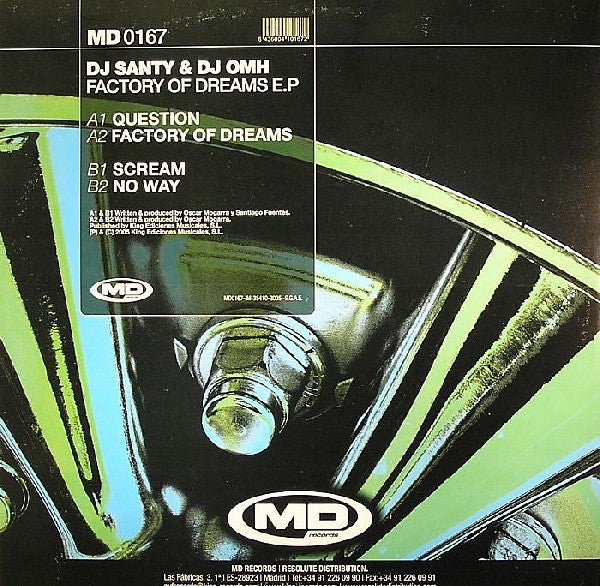 DJ Santy & DJ Omh : Factory Of Dreams E.P (12", EP)