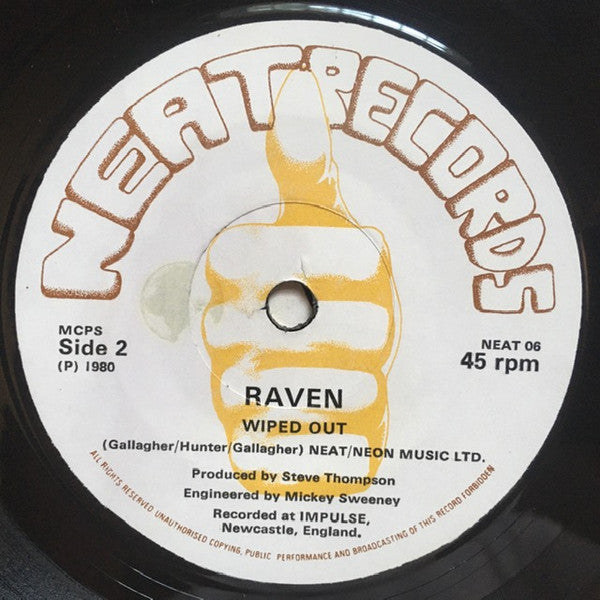 Raven (6) : Don't Need Your Money (7", Single, Gol)