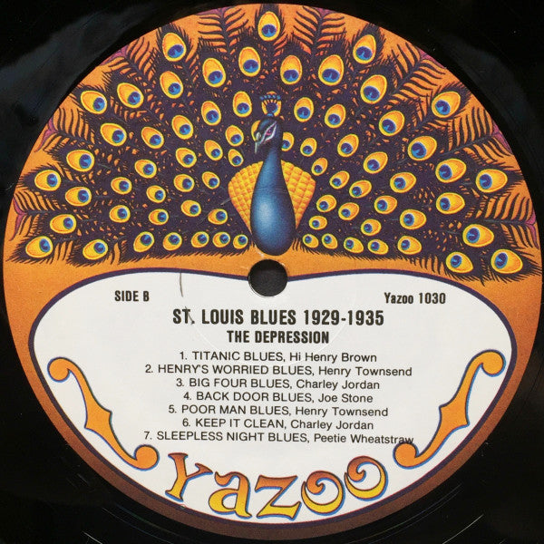 Various : St. Louis Blues 1929-1935 (The Depression) (LP, Comp)