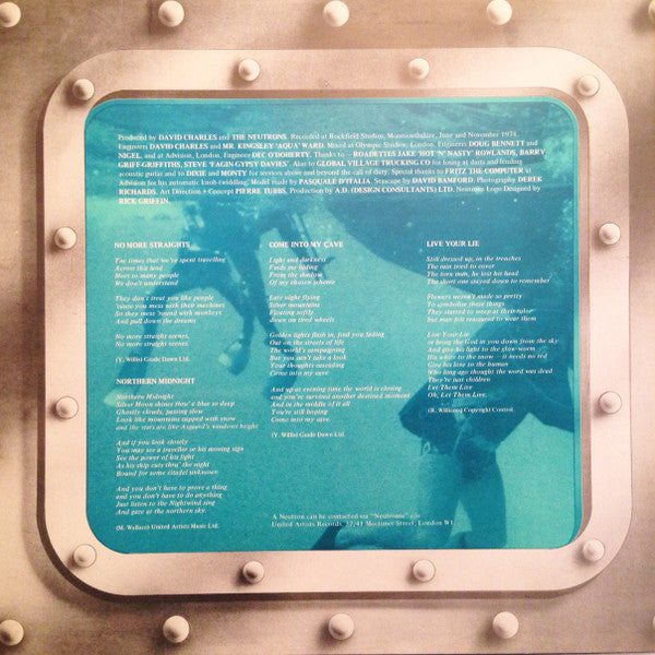 The Neutrons : Tales From The Blue Cocoons (LP, Album, Gat)
