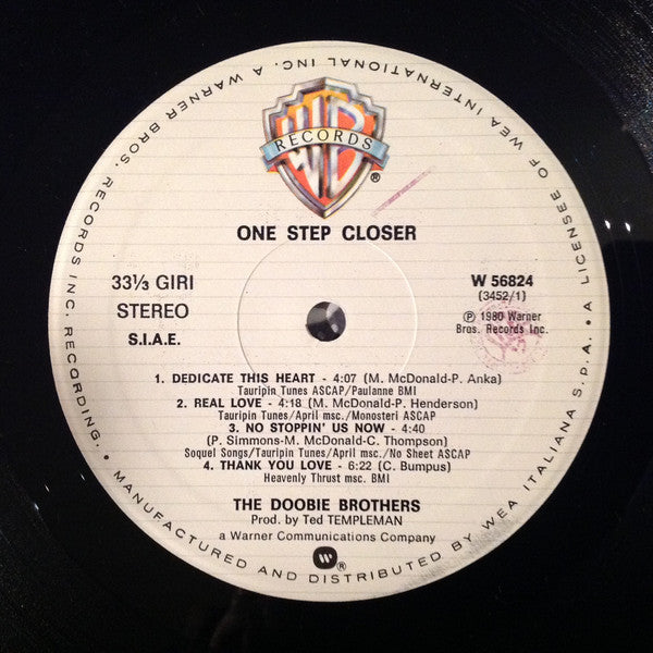 The Doobie Brothers : One Step Closer (LP, Album)
