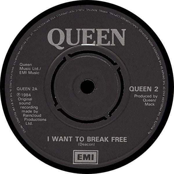 Queen : I Want To Break Free (7", Single, FPW)