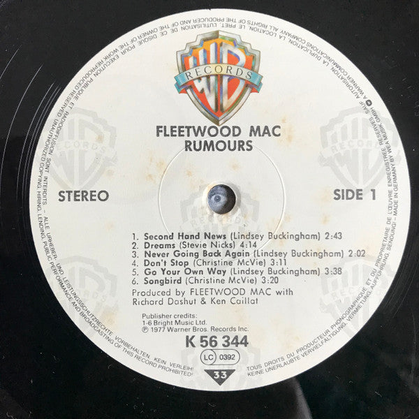 Fleetwood Mac : Rumours (LP, Album, RE, Tex)