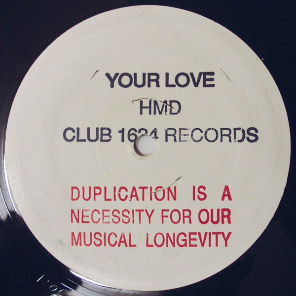 Unknown Artist : Your Love (12", W/Lbl)