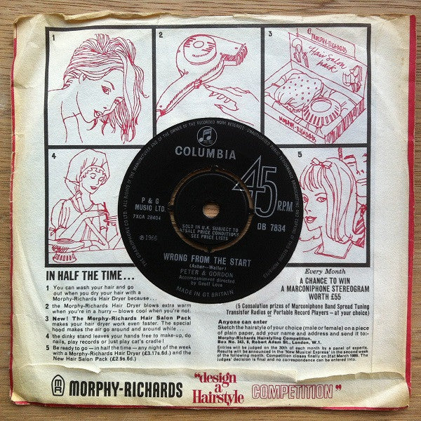 Peter & Gordon : Woman (7", Single)