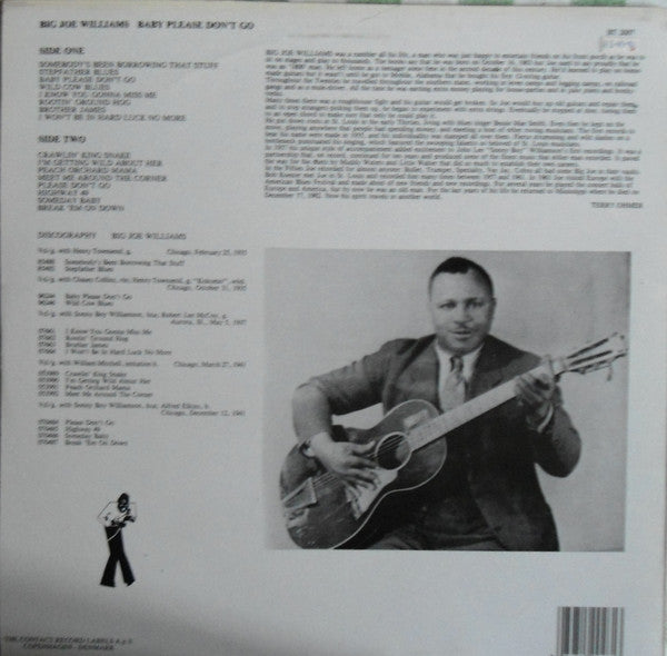 Big Joe Williams : Baby Please Don't Go (LP, Comp)