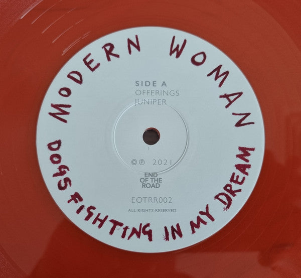 Modern Woman : Dogs Fighting In My Dream (12", EP, Ltd, 'Au)