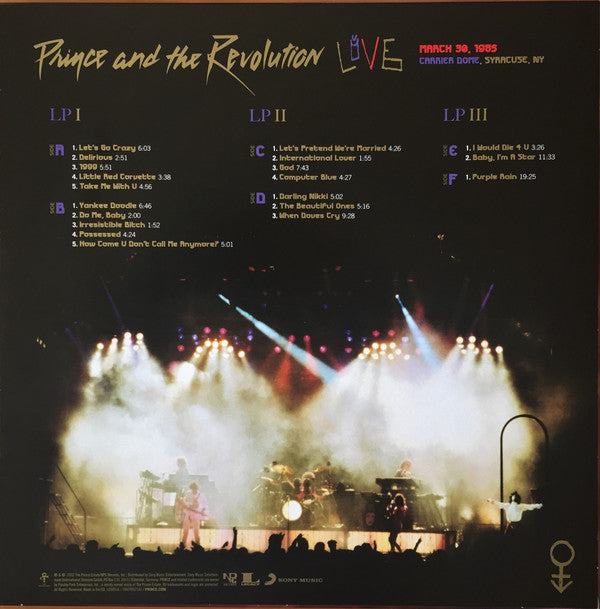 Prince And The Revolution : Live (3xLP, Album, RE, RM + Box)