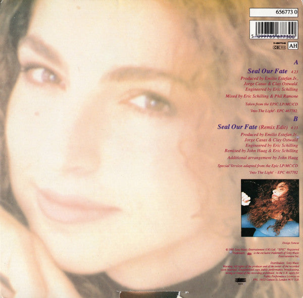 Gloria Estefan : Seal Our Fate (7", Single, Ltd, Tou)