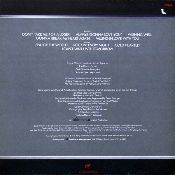 Gary Moore : Corridors Of Power (LP, Album)