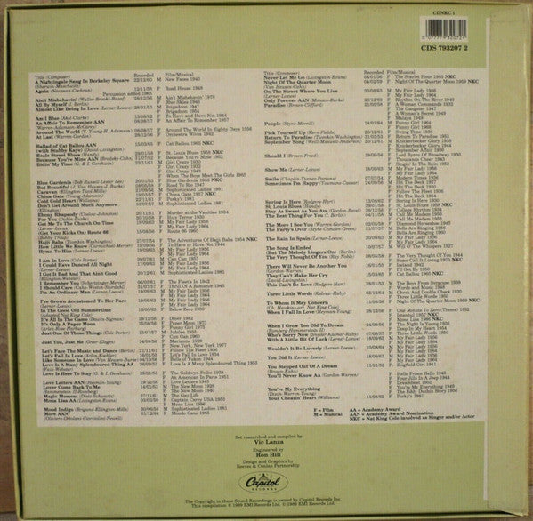 Nat King Cole : The Great Films and Shows (4xCD, Comp + Box)