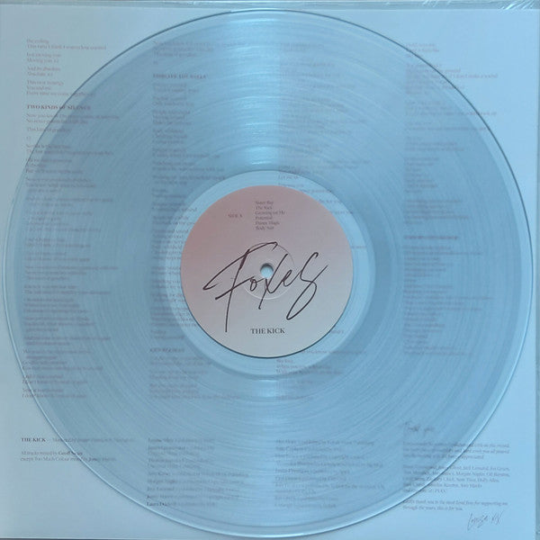 Foxes : The Kick (LP, Album, Ltd, Cle)